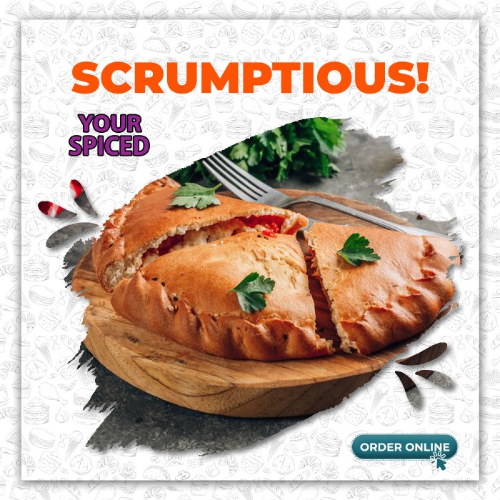 Your Spiced Stirling Calzones