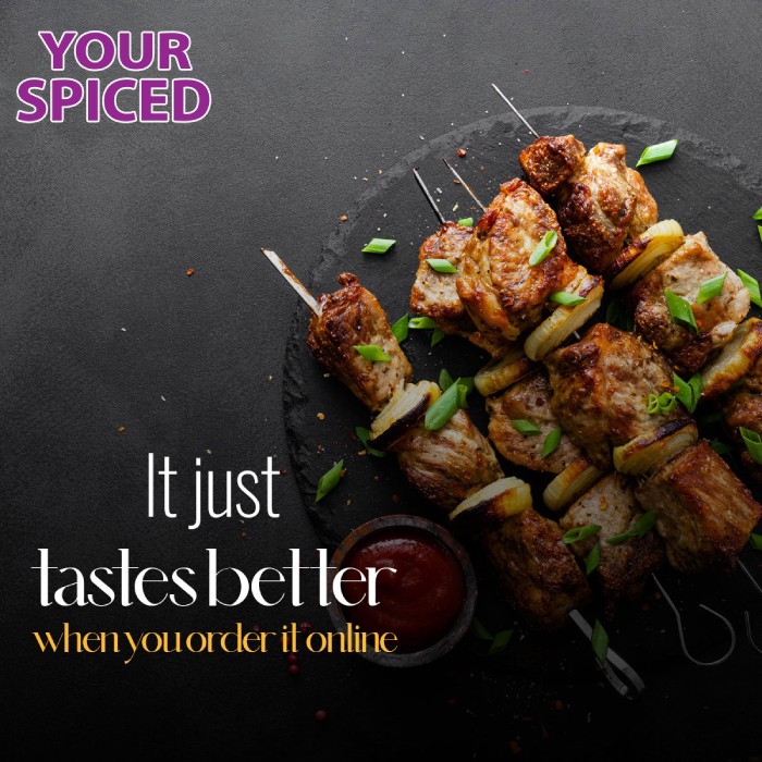 Your Spiced Stirling kebabs